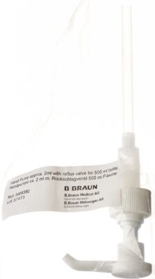 B. BRAUN pompe dosage 500ml (2ml) soupape retenue
