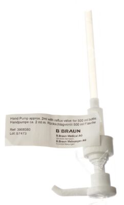 B. BRAUN pompe dosage 500ml (2ml) soupape retenue