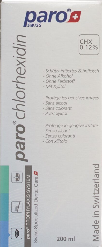 PARO bain de bouche chlorhexidine 0.12 % fl 200 ml