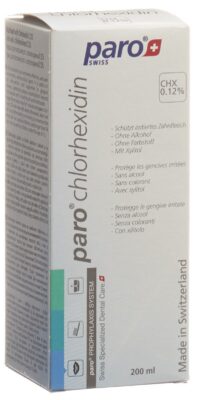 PARO bain de bouche chlorhexidine 0.12 % fl 200 ml