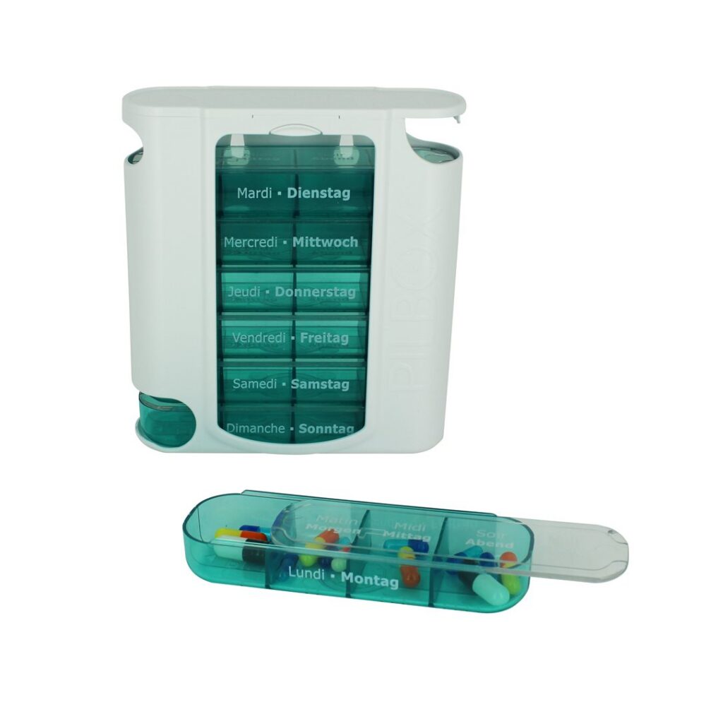 PILBOX 7 distributeur médicaments 7 jours all/fr