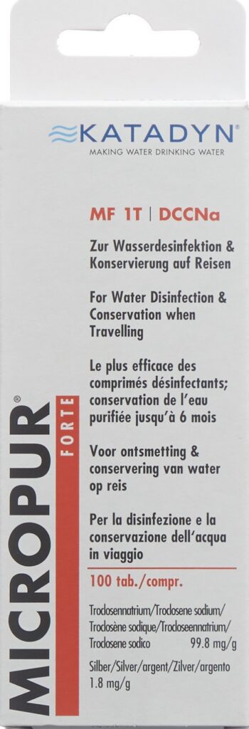 MICROPUR FORTE MF 1T cpr 100 pce