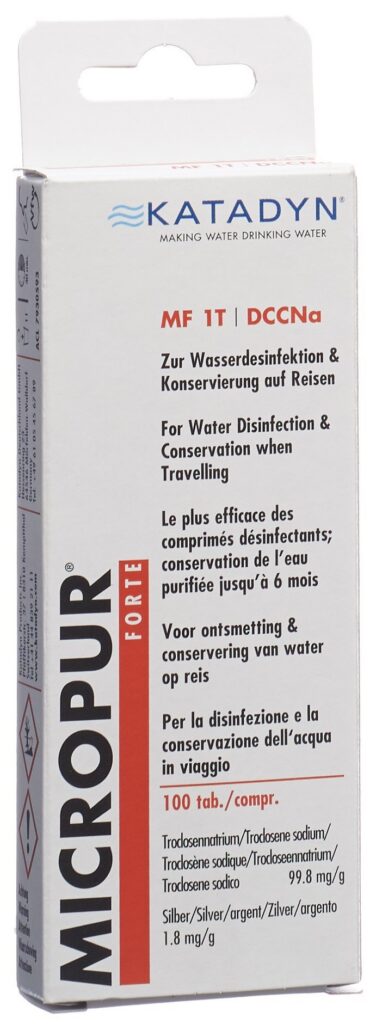 MICROPUR FORTE MF 1T cpr 100 pce