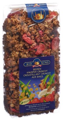 BIOKING croustillant crunchy aux baies sach 375 g