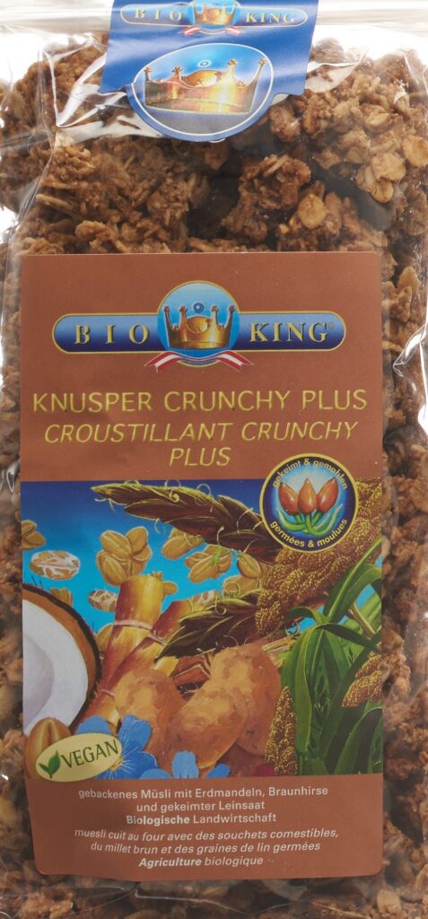BIOKING croustillant crunchy plus sach 375 g