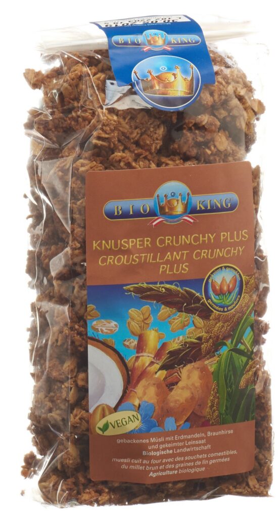 BIOKING croustillant crunchy plus sach 375 g