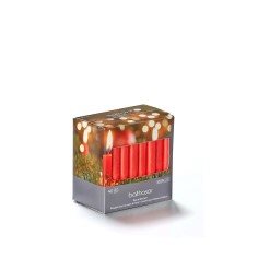 BALTHASAR BOUTIQUE bougie sapin Noël rouge 40 pce