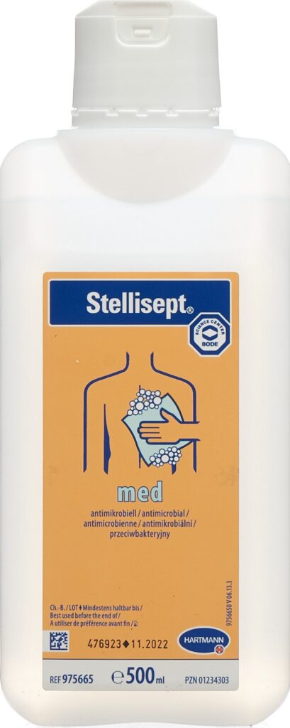 STELLISEPT MED lotion lavage antimicrobien 500 ml
