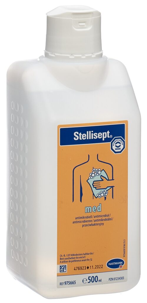 STELLISEPT MED lotion lavage antimicrobien 500 ml