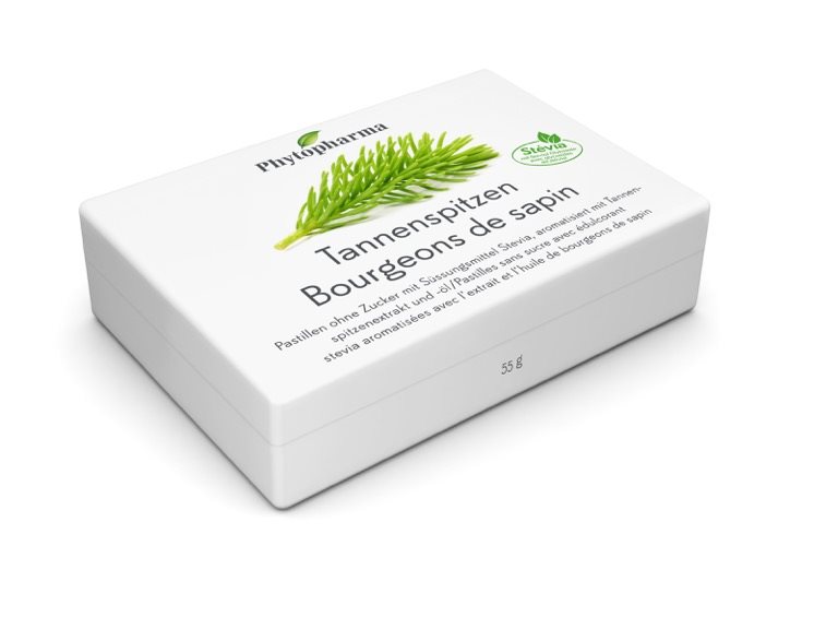 PHYTOPHARMA bourgeons de sapin pastilles bte 55 g