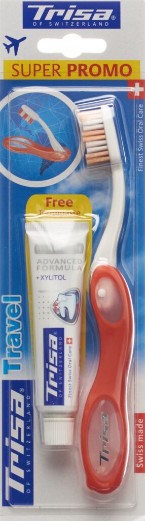 TRISA TRAVEL promo av dentifrice grat