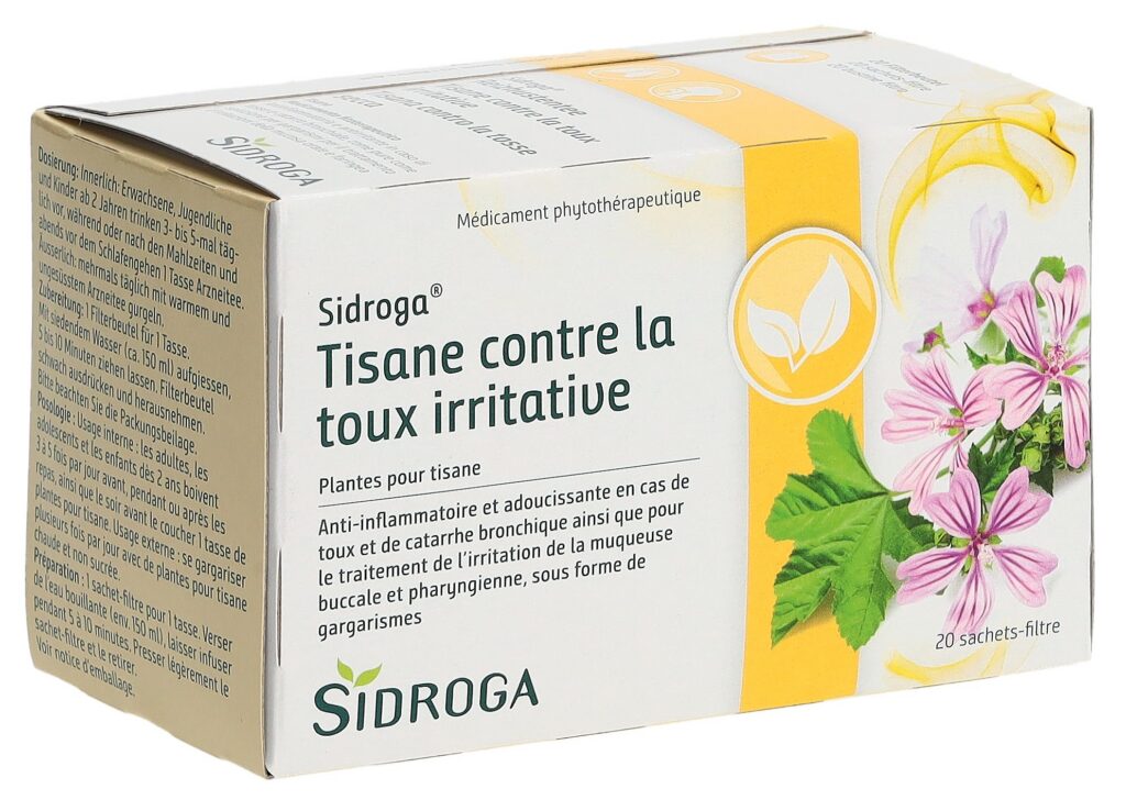 SIDROGA tisane contre toux irritat 20 sach 0.9 g