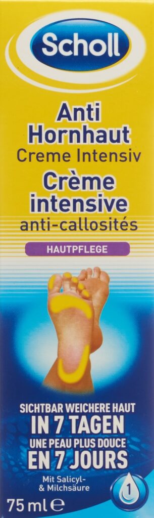 SCHOLL crème intensive anti-callosités tb 75 ml