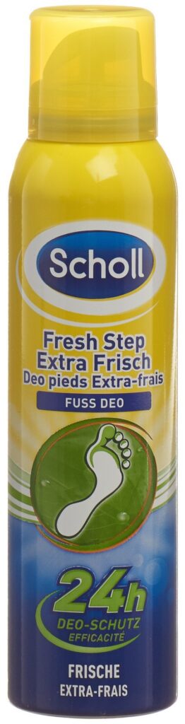 SCHOLL deo pour pieds extra frais spr aéros 150 ml