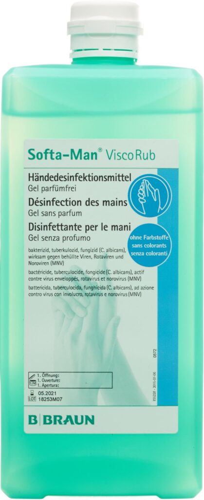 SOFTA-MAN VISCORUB désinf mains fl 1000 ml
