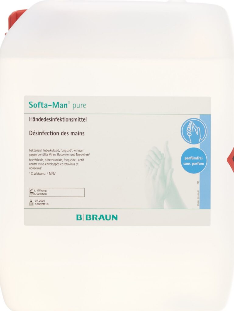 SOFTA-MAN PURE désinf mains bidon 5 lt