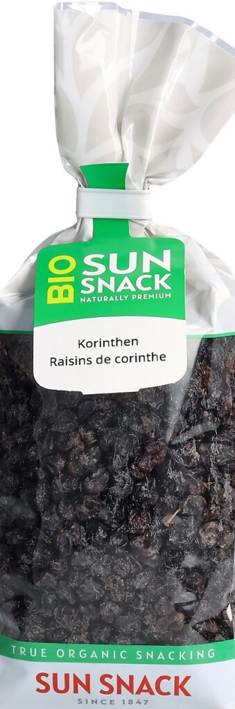 BIO SUN SNACK raisins corinthe bio sach 200 g