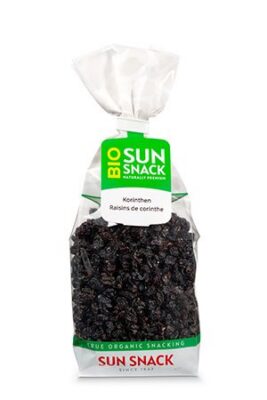 BIO SUN SNACK raisins corinthe bio sach 200 g