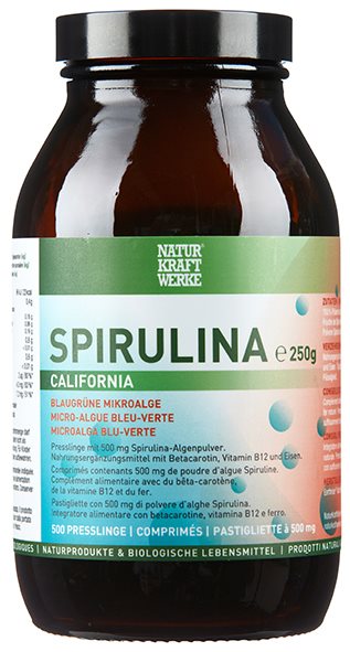 NATURKRAFTWERKE Spirulina Californ compr 500 pce
