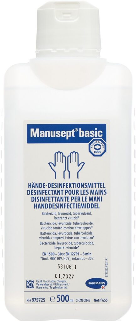 MANUSEPT basic désinfectant mains fl 500 ml
