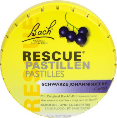 RESCUE pastilles blackcurrant 50 g