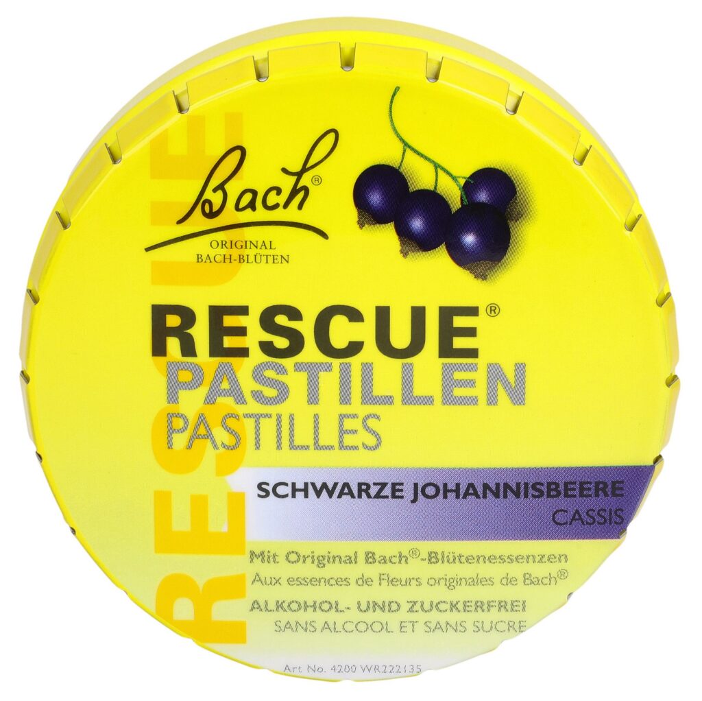 RESCUE pastilles blackcurrant 50 g