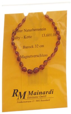 MAINARDI ambre natur 32cm baroque fermeture aimant