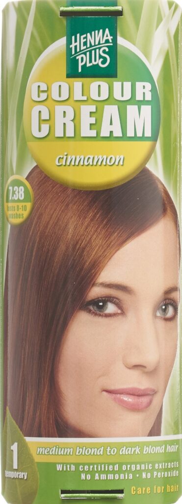 HENNA PLUS colour cream 7.38 cinnamon 60 ml