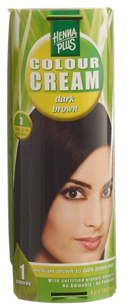 HENNA PLUS colour cream 3 brun foncé 60 ml