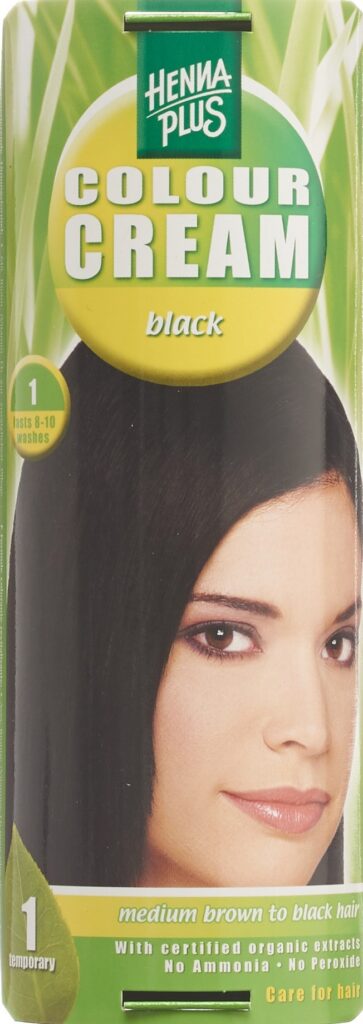 HENNA PLUS colour cream 1 noir 60 ml