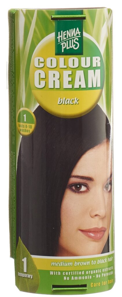 HENNA PLUS colour cream 1 noir 60 ml