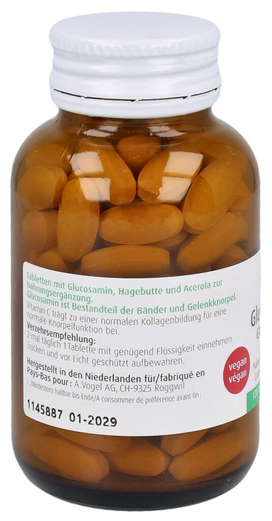 VOGEL glucosamine plus cpr à l'ext cynorrh 120 pce