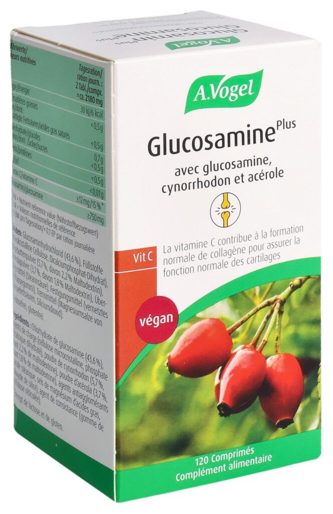 VOGEL glucosamine plus cpr à l'ext cynorrh 120 pce