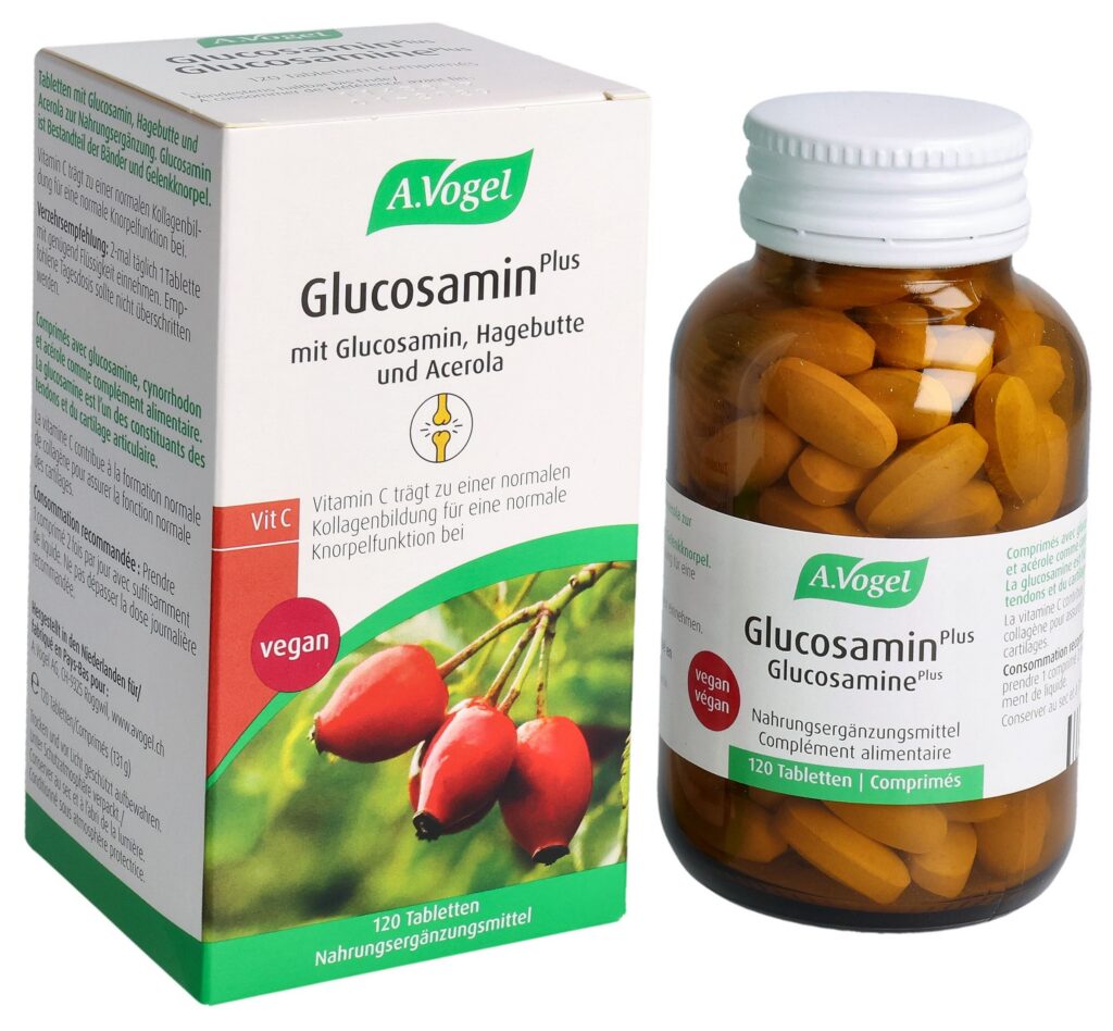 VOGEL glucosamine plus cpr à l'ext cynorrh 120 pce