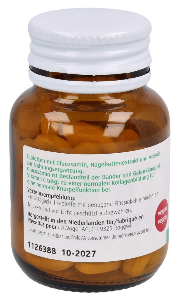 VOGEL glucosamine plus cpr à l'ext cynorrh 60 pce