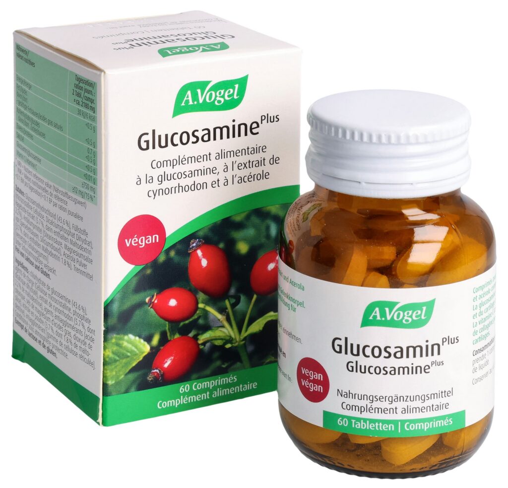 VOGEL glucosamine plus cpr à l'ext cynorrh 60 pce