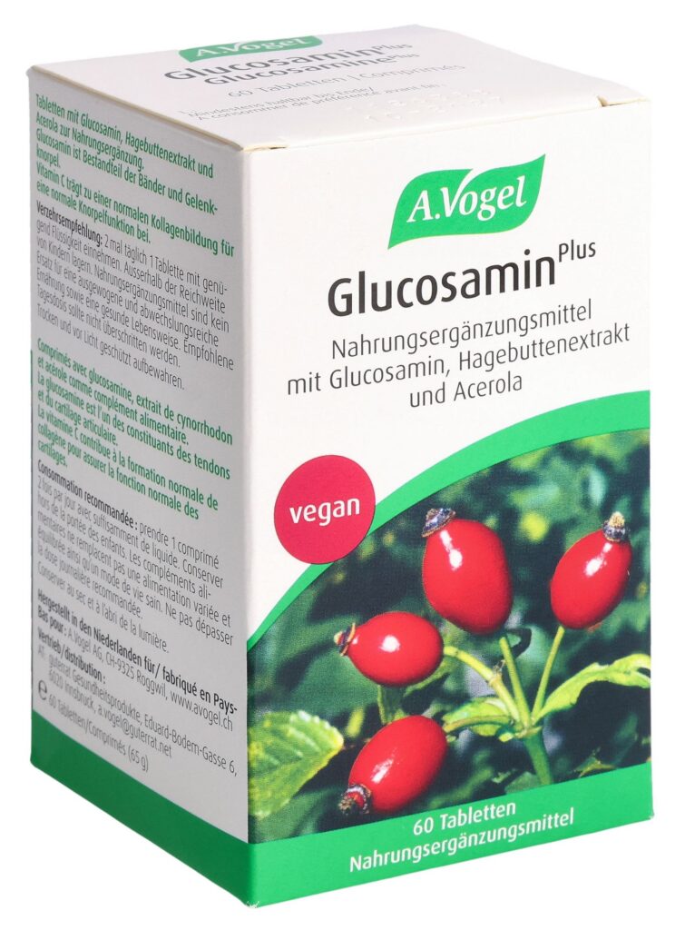 VOGEL glucosamine plus cpr à l'ext cynorrh 60 pce