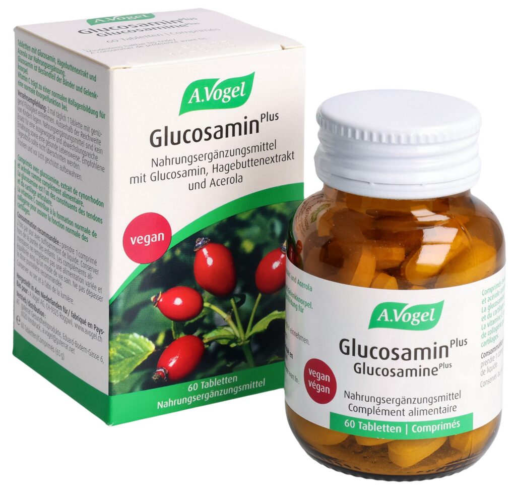 VOGEL glucosamine plus cpr à l'ext cynorrh 60 pce