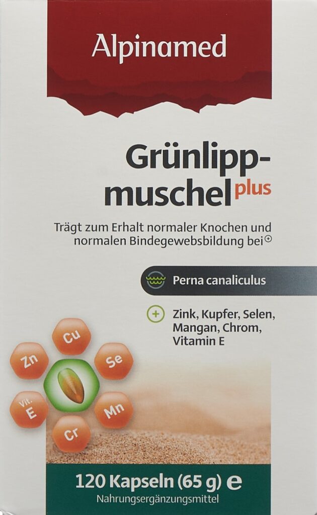 ALPINAMED Moules aux orles verts Plus caps 120 pce