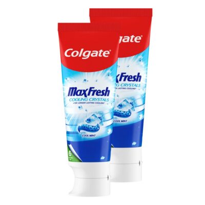 COLGATE Max Fresh Cool Mint dentifrice 2 x 75 ml