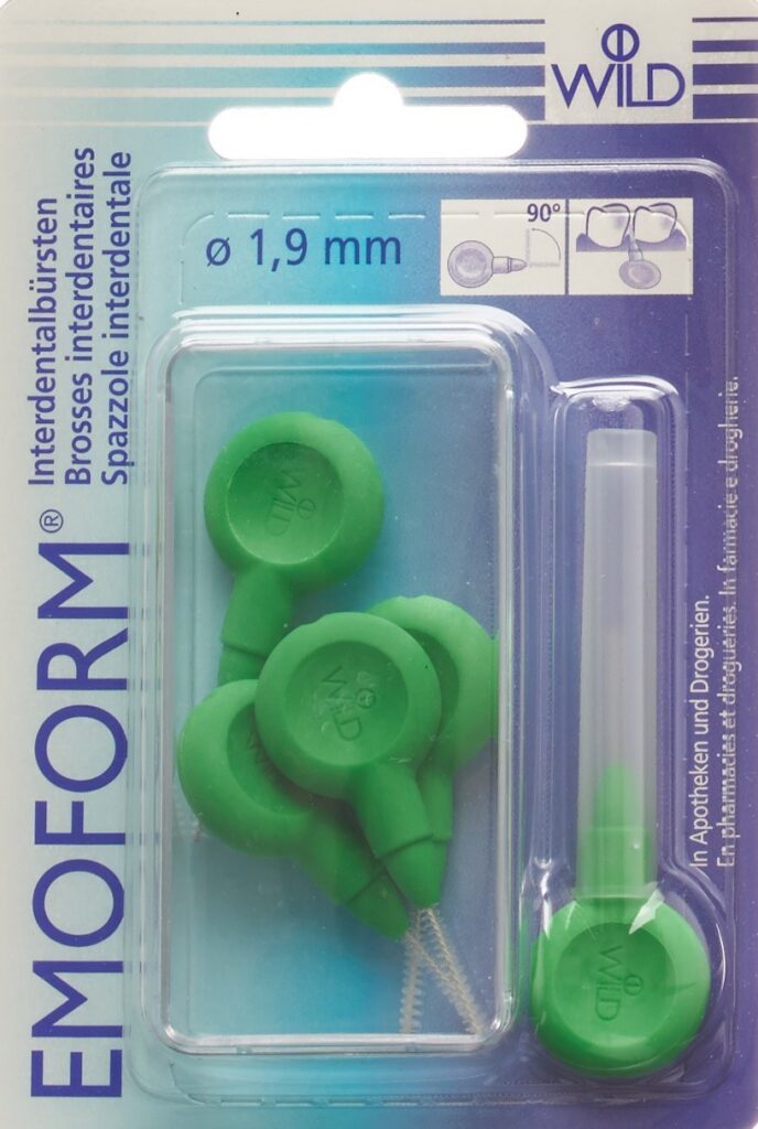 EMOFORM brosse interdentai 1.9mm vert clair 5 pce