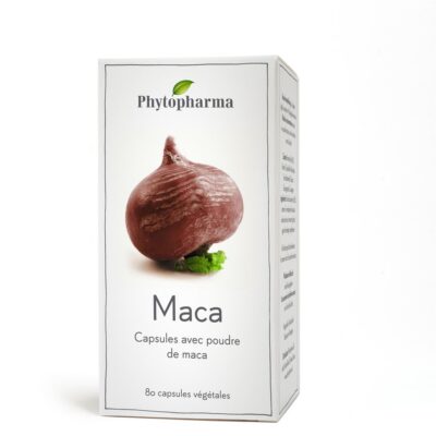 PHYTOPHARMA maca caps 409 mg végétales 80 pce