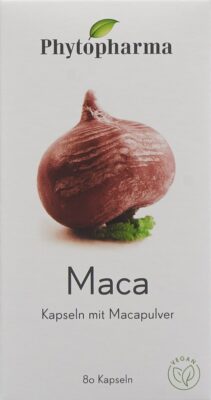 PHYTOPHARMA maca caps 409 mg végétales 80 pce