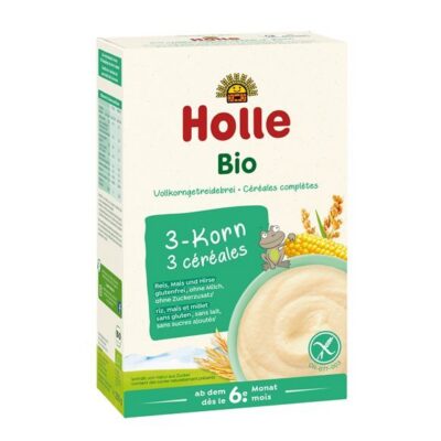 HOLLE bouillie 3 céréales bio 250 g