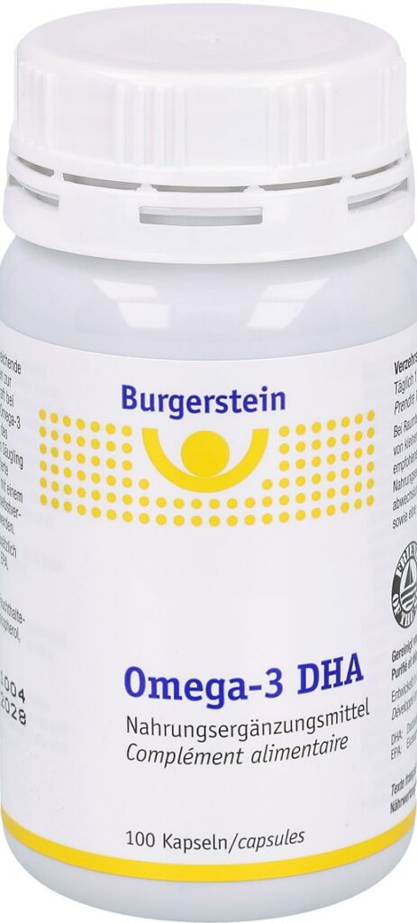 BURGERSTEIN Omega-3 DHA caps moll bte 100 pce