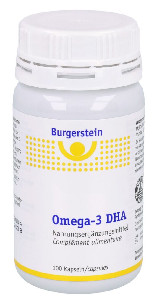 BURGERSTEIN Omega-3 DHA caps moll bte 100 pce