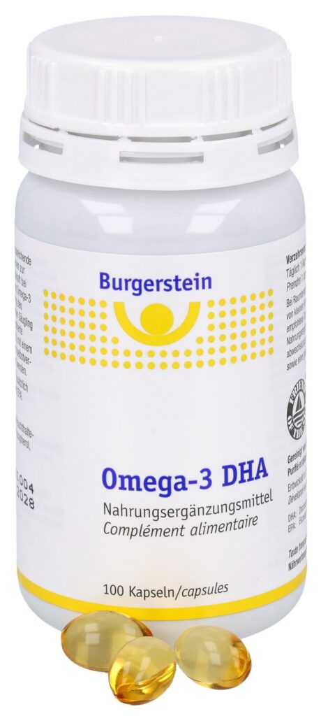 BURGERSTEIN Omega-3 DHA caps moll bte 100 pce