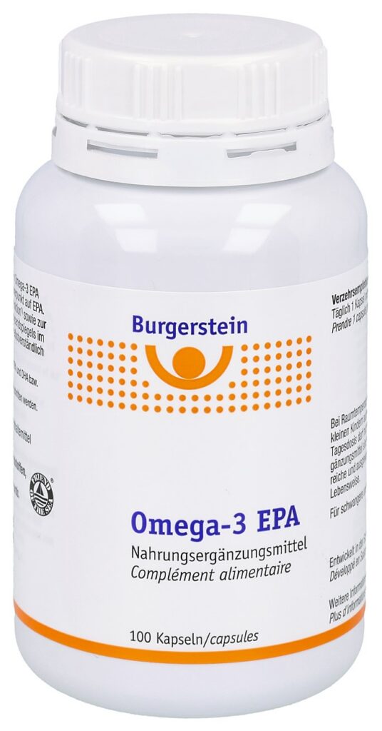 BURGERSTEIN Omega-3 EPA caps moll bte 100 pce
