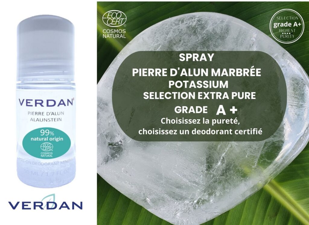 VERDAN Pierre alun grade A+ Déo roll-on Eco 50 ml