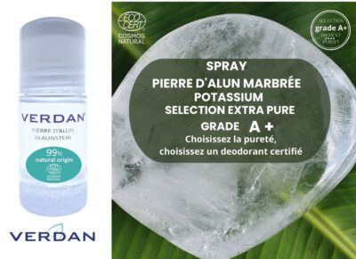 VERDAN Pierre alun grade A+ Déo roll-on Eco 50 ml